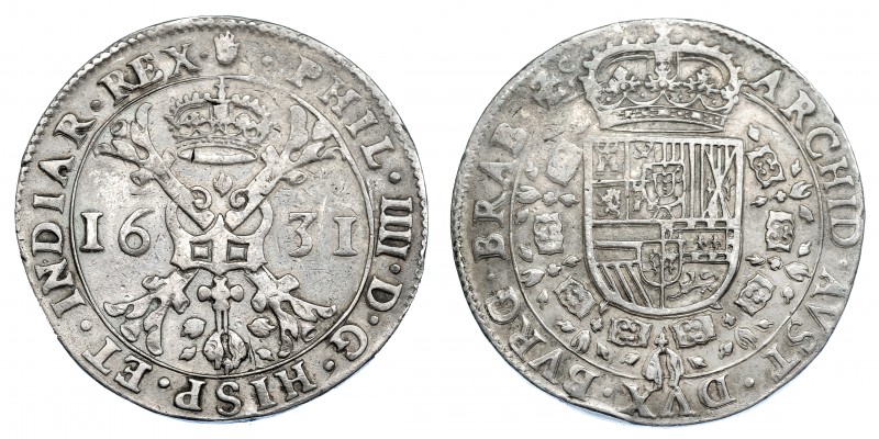 COLECCIÓN DE DUCATONES Y PATAGONES DE DOBLE PESO. FELIPE IV. Doble patagón. 1631...