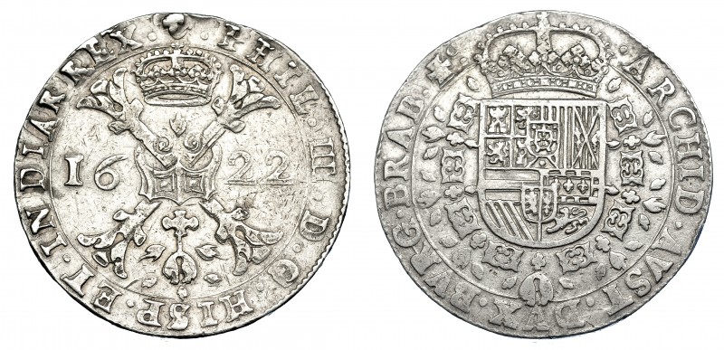 COLECCIÓN DE DUCATONES Y PATAGONES DE DOBLE PESO. FELIPE IV. Doble patagón. 1622...