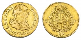 CARLOS III. 1/2 escudo. 1786. Madrid. DV. VI-1605. MBC/MBC+.