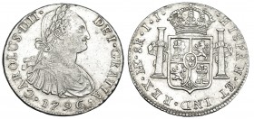 CARLOS IV. 8 reales. 1796. Lima. IJ. VI-758. MBC/MBC+.