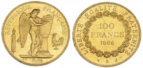 FRANCIA. 100 francos. 1886 A. KM-832. SC. Muy escasa en esta conservación.