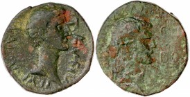 Crete - Cnossus - Augustus and Agrippa - Ae (27 BC-AD 14)
A/ C I N C EX D D
R/ M AIMILI T FVFIVS 
Reference: RPC 976
Fine 
6,06g - 18.18mm - 12h.