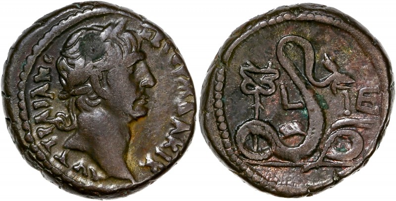 Egypt - Alexandria - Trajan - Bi Tetradrachm (98-117 AD)
A/ ΑΥΤ ΤΡΑΙΑΝ ϹƐΒ ΓƐΡΜ ...