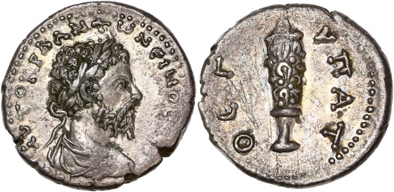 Cappadocia - Caesaraea - Marcus Aurelius - Ar Didrachm (161-180 AD)
A/ ΑVΤΟΚΡ ΑΝ...