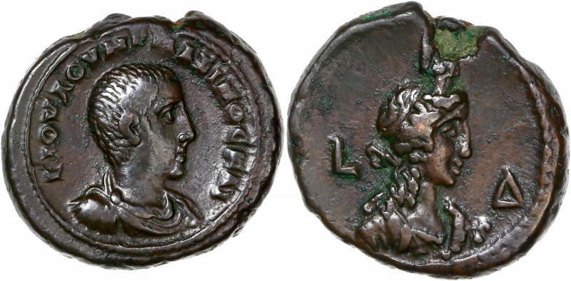 Egypt - Alexandria - Maximinus - Bi Tetradrachm (235-238 AD)
A/ Γ ΙΟΥΛ ΟΥΗΡ ΜΑΞΙ...