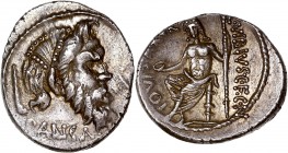 C. Vibius C.f. C.n. Pansa Caetronianus (48BC) Ar Denarius - Rome
A/ PANSA
R/ C VIBIVS C F C N IOVIS AXVR
Reference: Cr 449/1b
Extremely fine - gol...