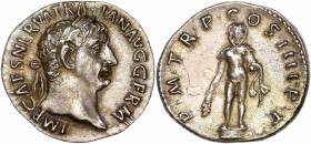 Trajan (98-117) Ar Denarius - Rome 
A/ IMP CAES NERVA TRAIAN AVG GERM
R/ P M TR P COS IIII P P
reference: RIC 49
Near extremely Fine
3,23g - 18mm - 7h...