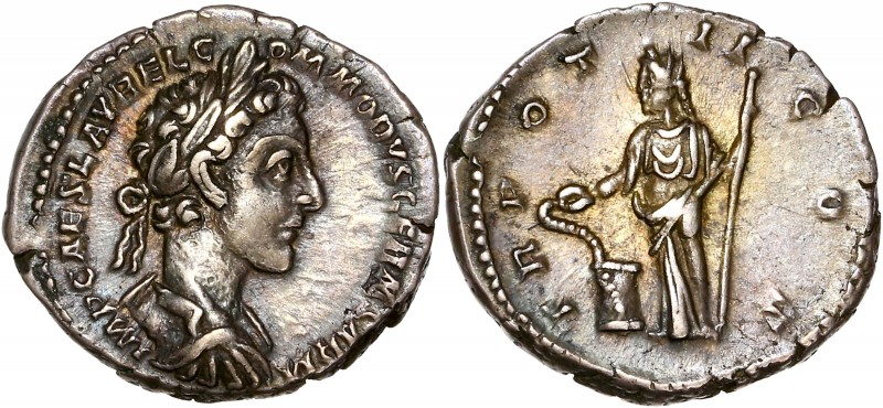 Commodus (177-192) Ar Denarius - Rome 
A/ IMP CAES L AVREL COMMODVS GERM SARM
R/...