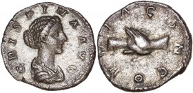 Crispina (177-192) Ar Denarius - Rome 
A/ CRISPINA AVGVSTA
R/ CONCORDIA
reference: RIC 279
Good very fine - cabinet tone 
2,81g - 18.03mm - 12h.
