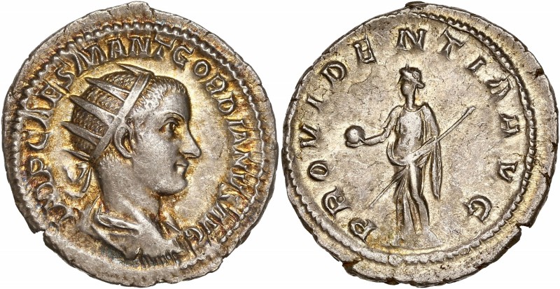 Gordian III (241-243) Ar Antoninianus 
A/ IMP CAES M ANT GORDIANVS AVG
R/ PROVID...