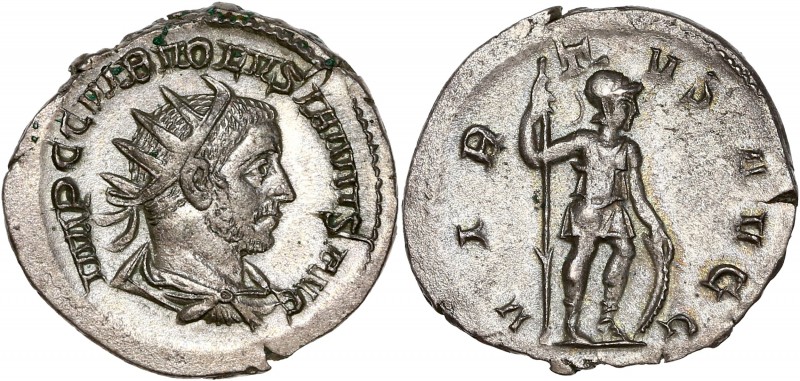 Volusian 251-253 Ar Antoninianus 
A/ C VALENS HOSTIL MES QVINTVS N C
R/ VIRTVS A...