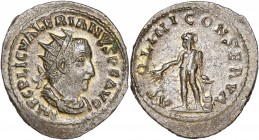 Valerian I 253-260 Ar Antoninianus - Milan
A/ IMP C P LIC VALERIANVS P F AVG
R/ APOLINI CONSERVAT
Reference: RIC 72
Extremely fine - golden toning 
3....
