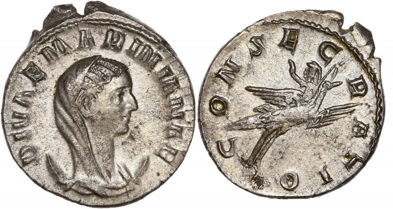 Diva Mariniana - 254 - Ar Antoninianus - Viminacium
A/ DIVAE MARINIANAE
R/ CONSE...
