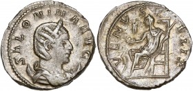 Salonina, 254-268 Ar Antoninianus - Colonia Agrippinensis
A/ SALONINA AVG
R/ VENVS FELIX
Reference: RIC 7
 Extremely fine - golden toning 
4,60g - 22....
