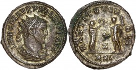Probus 276-282 Bi Antoninianus - Antioch
A/ IMP C M AVR PROBVS PF AVG
R/ RESTITVT ORBIS // XXI // Z
Reference: RIC 925
Good very fine 
4.54g - 21.64mm...