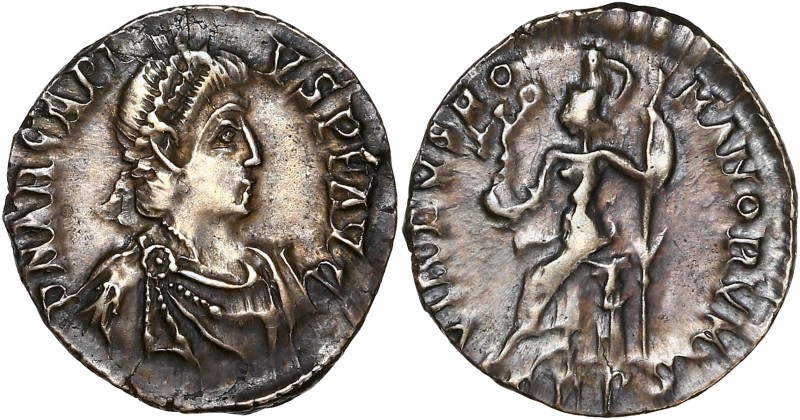 Arcadius (383-408) Ar Siliqua - Trier 
A/ D N ARCAPIVS P F AVG
R/ VIRTVS ROMANOR...