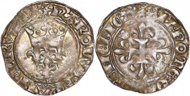 Charles VI le Fou (1380-1422) - Ar - Florette 
ND - Paris 
A/ KAROLVS FRANCORV REX
R/ SIT NOME DNI BENEDICTV
Référence: Dy.387 L.391
3g - 25.46mm - SU...
