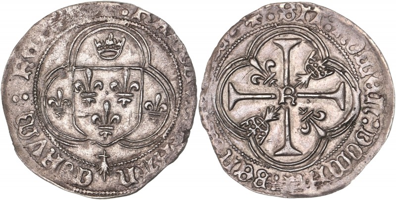 Charles VIII (1483-1498) - Ar - Blanc à la couronne de Bretagne
ND - Rennes
A/ K...