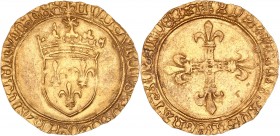 Louis XII (1498-1514) - AV - Ecu d'or au soleil
ND - Toulouse
A/ LVDOVICVS DEI G FRANCORVM REX
R/ XPS VINCIT XPS REGNAT XPS INPERAT
Référence: Dy.647 ...