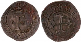 Francois 1er (1515-1547) - Bi - Trillina
ND - Milan
A/ FR DG FRANCOR REX 
R/ MEDIOMANI DVX ET C
Référence: Dy.961 
0,88g - 16.08mm - TTB -