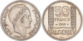 French Colony (1847-1962) - Essai Piéfort 50 Francs Turin,
1949 - Copper-Nickel
A/ REPUBLIQUE FRANÇAISE
R/ 50 FRANCS 1949 ALGERIE ESSAI
Reference : Le...