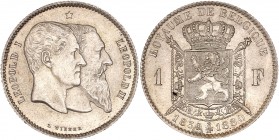Leopold II (1865-1909) - 1 Franc,
1949 - Silver
A/ LEOPOLD I - LEOPOLD II
R/ ROYAUME DE BELGIQUE - 1 F - 1830 1880
Reference : KM.38
5,00 gr - 23,30 m...