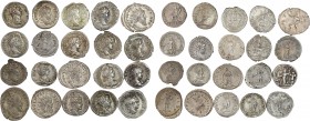Lot of 20 silver roman coins 
Lot sold as is , no returns