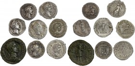 Lot of 8 roman coins 
Lot sold as is , no returns