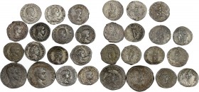 Lot of 15 silver roman coins 
Lot sold as is , no returns