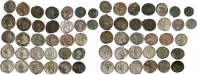 Lot of 32 roman coins
lot sold as is , no returns