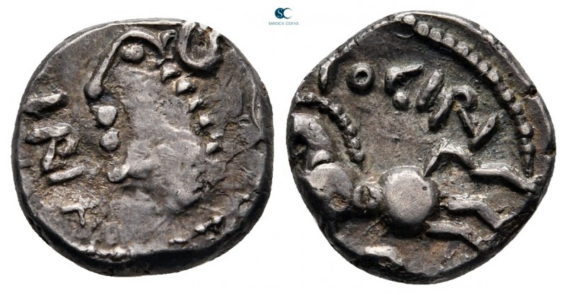 Celtic. Gaul. Sequani circa 100-50 BC. 
Quinarius AR

13 mm, 2,02 g



ve...