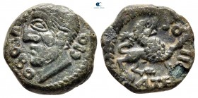 Celtic. Gaul. Carnutes circa 50-30 BC. 'Toutobocio-Atepilos'. Bronze Æ