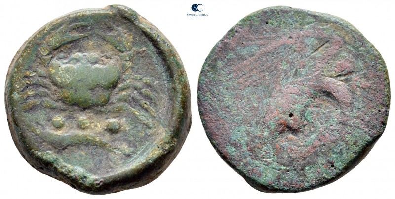 Sicily. Akragas circa 425-410 BC. 
Hexas Æ

22 mm, 9,88 g



fine