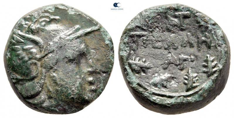 Macedon. Pella circa 187-31 BC. 
Bronze Æ

17 mm, 5,83 g



very fine