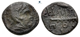 Kings of Macedon. Uncertain mint in Macedon. Philip II of Macedon 359-336 BC. Quarter Unit Æ