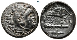 Kings of Macedon. Uncertain mint in Western Asia Minor. Alexander III "the Great" 336-323 BC. Bronze Æ