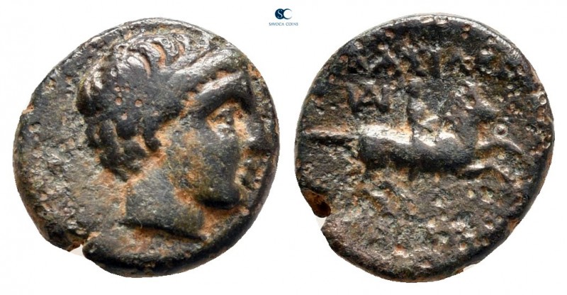 Kings of Macedon. Miletos. Philip III Arrhidaeus 323-317 BC. 
Bronze Æ

9 mm,...
