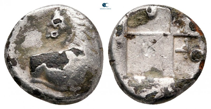 The Thracian Chersonese. Chersonesos circa 386-338 BC. 
Hemidrachm AR

11 mm,...
