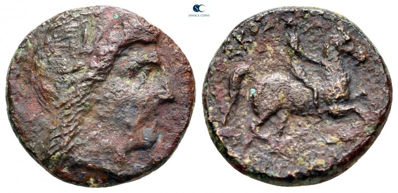 Kings of Thrace. Kabyle mint. Odrysian. Skostokos circa 270-230 BC. 
Bronze Æ
...