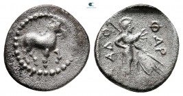 Thessaly. Pharkadon circa 425-375 BC. Obol AR