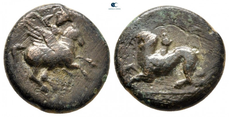 Akarnania. Leukas circa 350-300 BC. 
Bronze Æ

17 mm, 4,18 g



very fine...