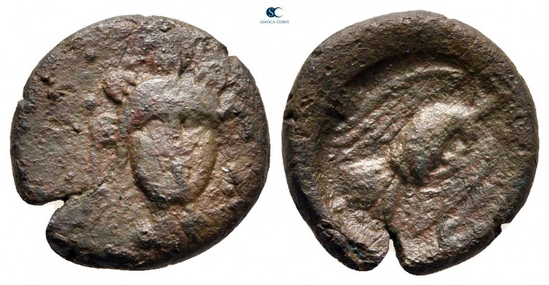 Euboea. Chalkis circa 290-273 BC. 
Chalkous Æ

14 mm, 2,00 g



very fine...