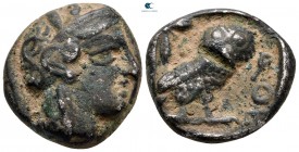 Attica. Athens circa 406-405 BC. Fourrée Tetradrachm