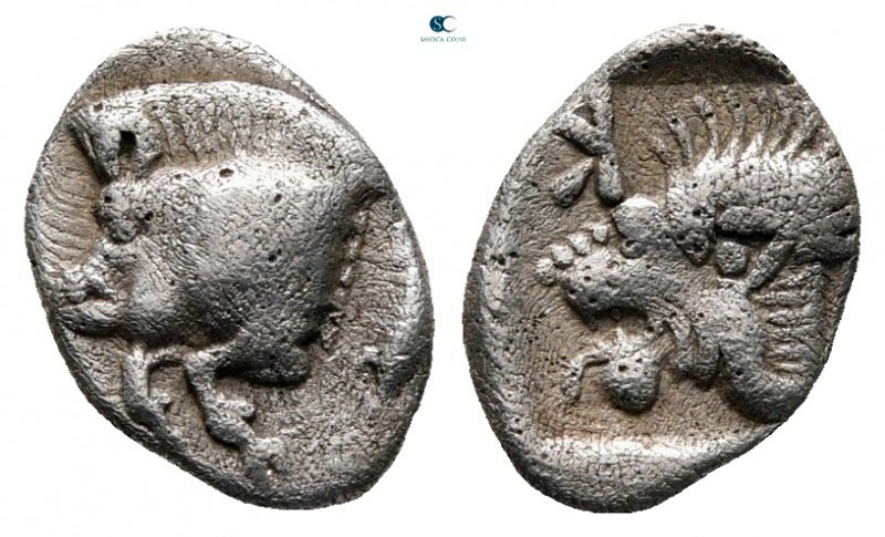 Mysia. Kyzikos circa 525-475 BC. 
Obol AR

11 mm, 0,79 g



very fine