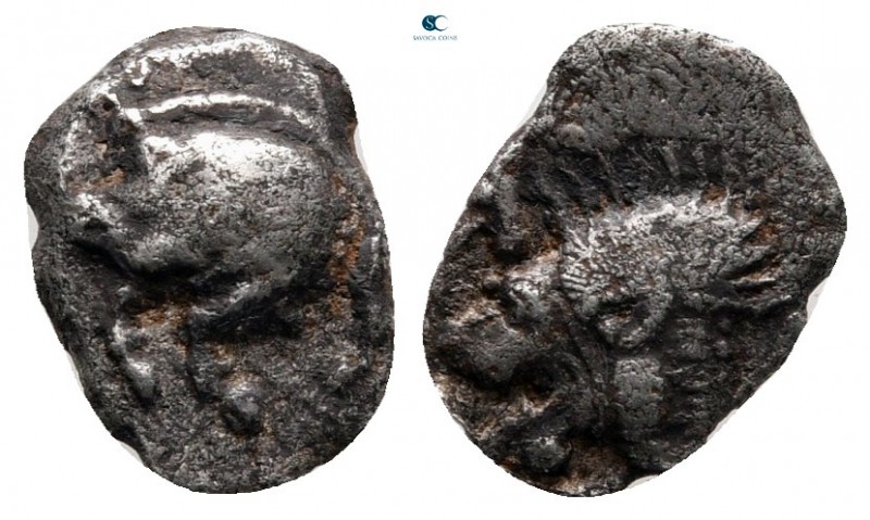 Mysia. Kyzikos circa 525-475 BC. 
Obol AR

10 mm, 0,78 g



nearly very f...