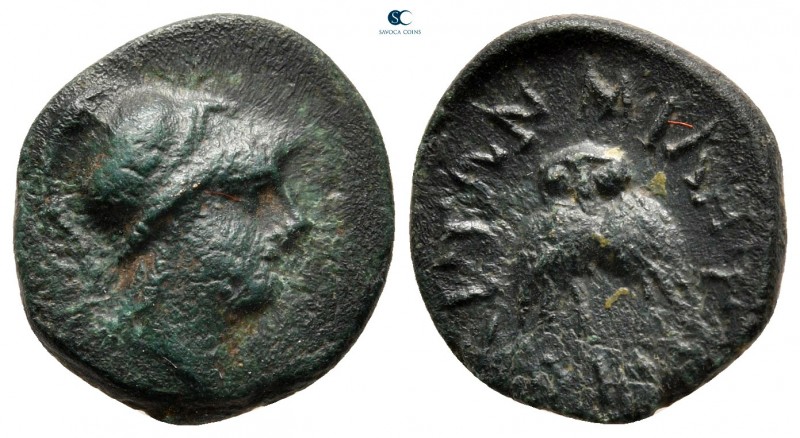 Mysia. Miletopolis circa 200-100 BC. 
Bronze Æ

16 mm, 2,59 g



very fin...