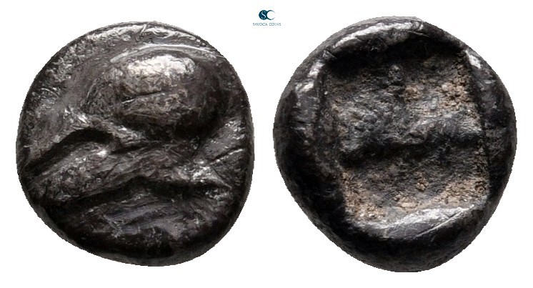 Troas. Neandria circa 500-475 BC. 
Obol AR

8 mm, 0,62 g



very fine