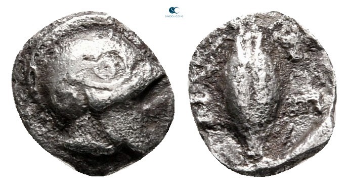 Troas. Neandria circa 400-300 BC. 
Hemiobol AR

7 mm, 0,31 g



nearly ve...