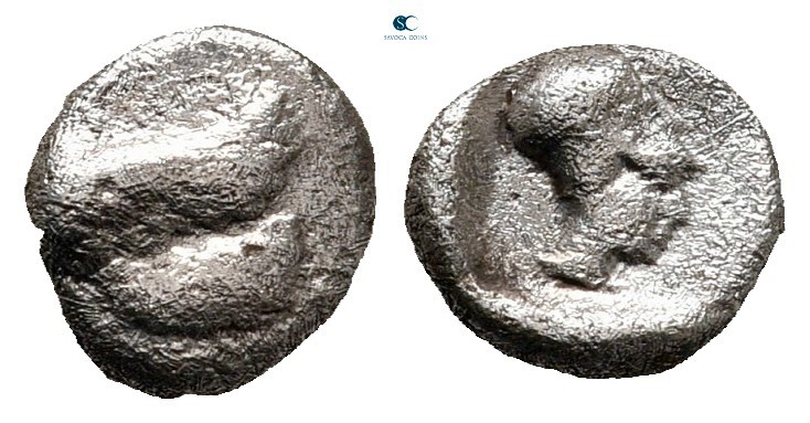 Caria. Ialysos circa 480-408 BC. 
Obol AR

5 mm, 0,70 g



nearly very fi...