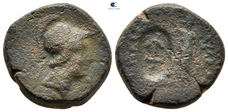 Seleukid Kingdom. Uncertain mint. Antiochos I Soter 281-261 BC. c/m: anchor
Bro...